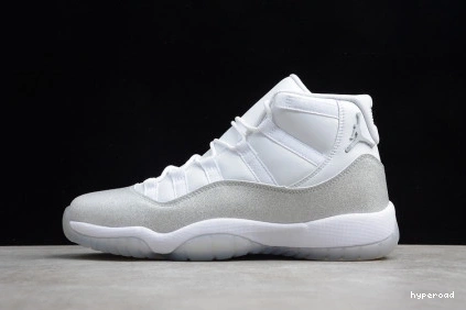 Hyperoad - JORDAN SILVER METALLIC RETRO 11 WHITE 0901
